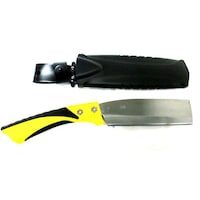 目黒彫刻刀製作所 両刃鋼付サヤ入り鉈 刃渡り165mm 702103