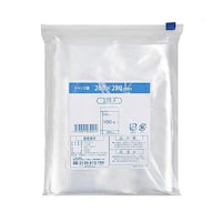 伊藤忠リーテイル チャック袋 B5 200X280mm 1ケース(100枚×25袋入) ZBT9