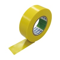 日東電工 脱鉛タイプビニールテープNo.21S 0.2mm×25mm×20m 黄 8巻入り 2125Y