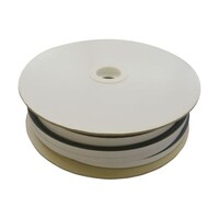 ヒカリ D型スポンジドラム巻粘着付 1巻(15×10mm×25m) KSD125TW