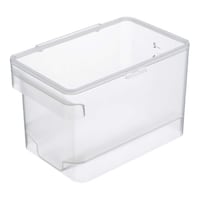 山崎実業 密閉 シンク下米びつ プレート 5kg 計量カップ付 クリア 3379