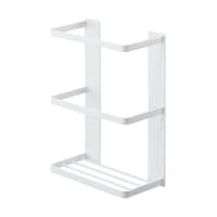 山崎実業 マグネットバスルーム折り畳み風呂蓋ホルダー ミスト ホワイト 4862