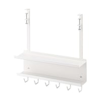 山崎実業 デスク下 ケーブル&ルーター収納ラック スマート ホワイト 5461