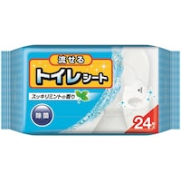 コットン・ラボ トイレシート すっきりミントの香り 24枚×40パック入 9250412