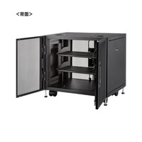 サンワサプライ 小型19インチマウントボックス(9U D450) CPSVCBOX3BK