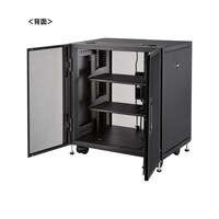 サンワサプライ 小型19インチマウントボックス(12U D450) CPSVCBOX4BK