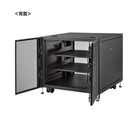 サンワサプライ 小型19インチマウントボックス(9U D600) CPSVCBOX5BK