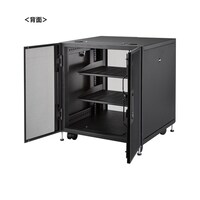 サンワサプライ 小型19インチマウントボックス(12U D600) CPSVCBOX6BK