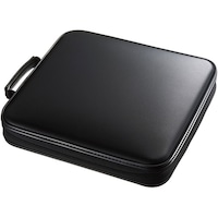 サンワサプライ CDジャケット収納対応セミハードケース(160枚収納・ブラック) FCDWLBD160BBK
