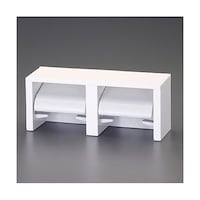 カクダイ 324x100x131.5mm トイレットペーパーホルダー(2連) EA638LD10A