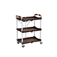 ビーカム 折りたたみ式マルチワゴン 3段 W445×L665×H845mm 75kg積載 ABW03