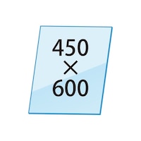 常磐精工 VASK用透明アクリル板1.5mm厚 450×600 VASKOPACC450X600