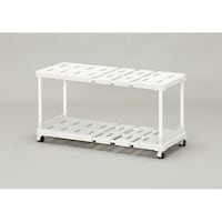 アイリスオーヤマ 伸縮押し入れ整理棚 4個 SOR370W