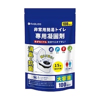 小林薬品 RABLISS 非常用簡易トイレ専用凝固剤 1袋(100回分入) KO367