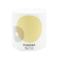 イトマン トイレットペーパー 100mシングル 1ロール個包装×60個入 10100018
