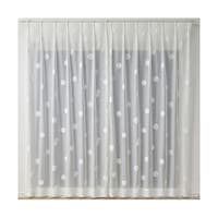 MOOMIN レースカーテン おしりドットボイル 100×133cm ホワイト 1枚入 A1040