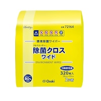 オオサキメディカル アルウエッティ除菌クロス ワイド 詰替用 1袋(320枚入) 72164