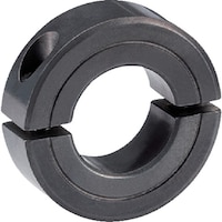 HALDER HALDER セットカラー 2分割型 スチール、黒 25069.0208 1個