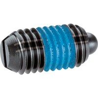 HALDER HALDER スプリングプランジャ スラストピン、スロット付インチステン ボール径0.119 2B020.0272 1個