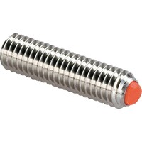 HALDER HALDER セッティングスクリュー 面取りボール付 樹脂平面ボールステン外径M6全長25.3 22720.0516 1個