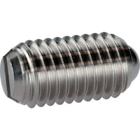 HALDER HALDER スプリングプランジャ ボール、スロット付 インチ 快削鋼 ピン/ボール径3/32 2B050.0170 1個