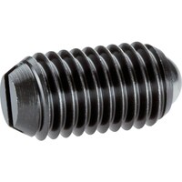 HALDER HALDER スプリングプランジャ ボール、スロット付 インチ 快削鋼 ピン/ボール径5/64 2B050.0033 1個