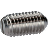 HALDER HALDER スプリングプランジャ ボール、スロット付 インチ 快削鋼 ピン/ボール径3/16 2B050.0178 1個