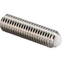 HALDER HALDER セッティングスクリュー 完全樹脂ボール付 ステンレス鋼 外径M8全長11.2 22720.0281 1個