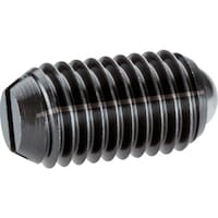 HALDER HALDER スプリングプランジャ ボール、スロット付 インチ 快削鋼 ピン/ボール径3/16 2B050.0018 1個