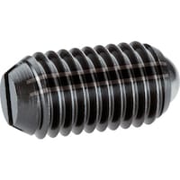 HALDER HALDER スプリングプランジャ ボール、スロット付 快削鋼、バネ圧:強 22050.0224 1個