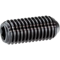 HALDER HALDER スプリングプランジャ ボール、六角穴付 快削鋼、バネ圧:強 22030.0060 1個