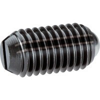 HALDER HALDER スプリングプランジャ ボール、スロット付 快削鋼、バネ圧:強 22050.0216 1個