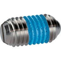 HALDER HALDER スプリングプランジャ ボール、スロット付 インチ SUS ピン/ボール径5/32 2B050.0316 1個