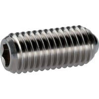 HALDER HALDER スプリングプランジャ ボール、六角穴付 ステンレス鋼 ボール径6 22030.0210 1個