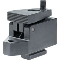 HALDER HALDER ダウンホールドクランプ レバー無し、台付 横溝付口金 23210.0561 1個