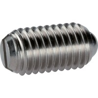 HALDER HALDER スプリングプランジャ ボール、スロット付 インチ 快削鋼 ピン/ボール径9/32 2B050.0150 1個