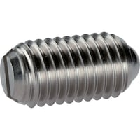 HALDER HALDER スプリングプランジャ ボール、スロット付 インチ 快削鋼 ピン/ボール径5/32 2B050.0146 1個