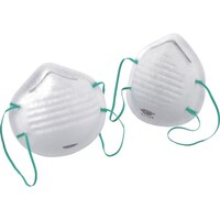 東洋物産工業 トーヨーセーフティ 白いマスク 12個掛け台紙付販促用セット NO.1705A 1Pk(5枚)