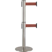 テラモト テラモト 2段式ベルトパーテーション ブラウン SU6616204 1台