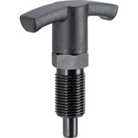 HALDER HALDER インデックスボルト 六角カラー付 Tグリップ付 スチール 22110.0826 1個