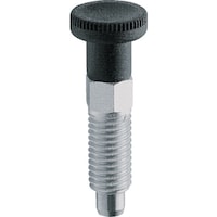 HALDER HALDER インデックスボルト ノブ付 ホールド機構無 鋼鉄、亜鉛メッキ 22120.0745 1個