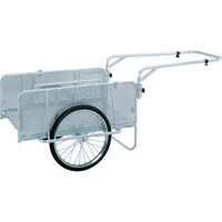 昭和ブリッジ販売 昭和 アルミ折畳みリヤカー 積載面(長さ×幅)900×600 チューブタイヤ S8A1P 1台