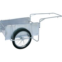 昭和ブリッジ販売 昭和 アルミ折畳みリヤカー 積載面(長さ×幅)900×600 チューブタイヤ S8A1S 1台