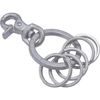 ニッサチェイン ニッサチェイン キーホルダー5連A ホワイト NO.126 1個