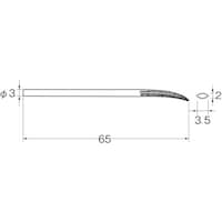 リューター リューター 電着ダイヤモンドヤスリQ2213 Q2213 1袋(1本)