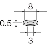 リューター リューター M1501・M1601用ワッシャ M1512 1袋(10本)