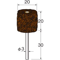 リューター リューター スポンジサンダー外径(mm):20粒度(#):240軸長(mm):30 S2002 1袋(2本)