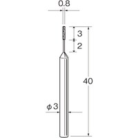 リューター リューター 機械研削用軸付電着ボラゾン砥石(インターナル研削用)N5308 N5308 1袋(1本)