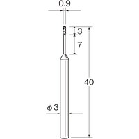 リューター リューター 機械研削用軸付電着ボラゾン砥石(インターナル研削用)N5309 N5309 1袋(1本)