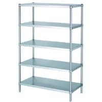 シンコー シンコー ステンレスラックベタ棚5段 RBN5型 SUS304 588×588×1800 RBN56060 1台